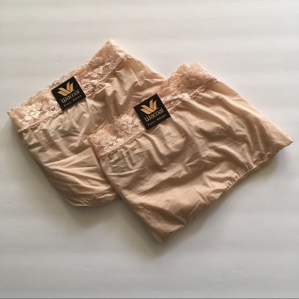 Wacoal Full Briefs Size 10 Tan Bundle of Two